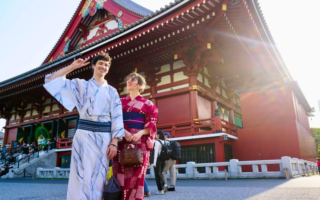 Tokio: Kimono-Verleih in Asakusa