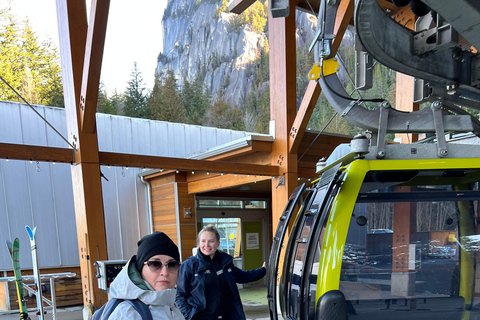 Snowshoeing At The Top Of The Sea To Sky Gondola