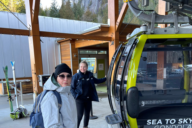 Snowshoeing At The Top Of The Sea To Sky Gondola