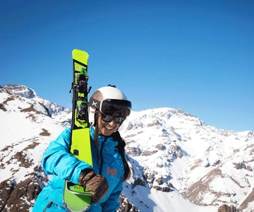 Dzień narciarski w Valle Nevado