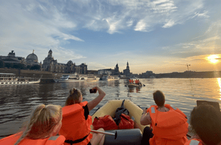Dresden: Bootstour im Schlauchboot durch die Altstadt