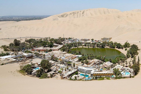 Från Lima: Dagsutflykt med sandboarding och vinprovning i Huacachina