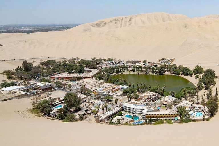 Från Lima: Dagsutflykt med sandboarding och vinprovning i Huacachina