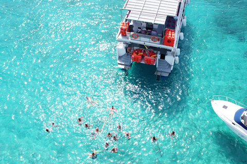 Malta: Comino Catamaran Cruise with Blue & Crystal Lagoon Morning or afternoon Half day cruise with 2 swimming stops