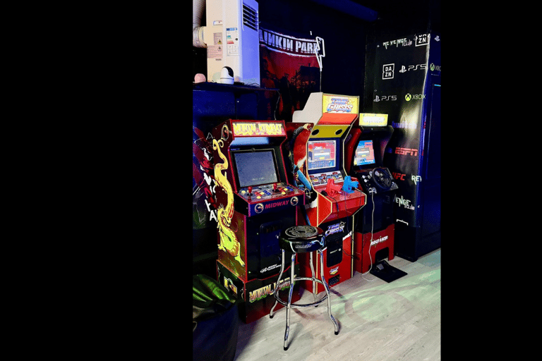 Corralejo: Ticket to the Movie-Gamer Bar + 2 Free Cocktails