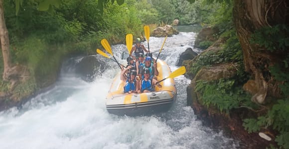 Cetina River Rafting and Cave Private Tour from Split & Omiš