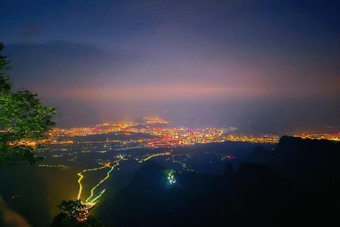 Zhangjiajie: Tianmen Mountain Day, Night Ticket & Guide Map Line A + Tianmen Cave Escalator