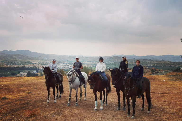 Málaga: Guided tour on horseback in the Guadalhorce Valley Malaga: Guided tour on horseback through the Guadalhorce Valley in french language