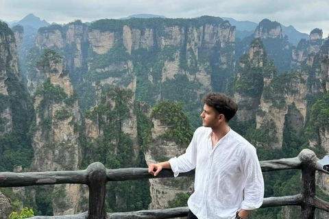 Zhangjiajie: Parque Florestal Nacional + Excursão de um dia à Montanha Tianzi