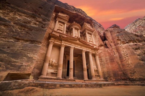 From Amman: Dead Sea and Petra Day Trip with Transfers