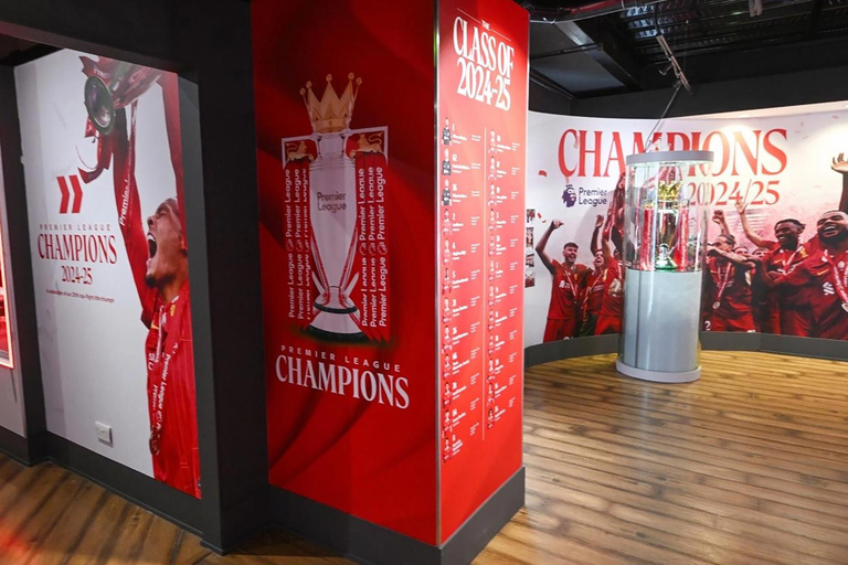 Guided tour of the Liverpool FC museum + exclusive e-book