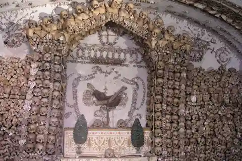 Entry ticket for the Bones Chapel in Rome