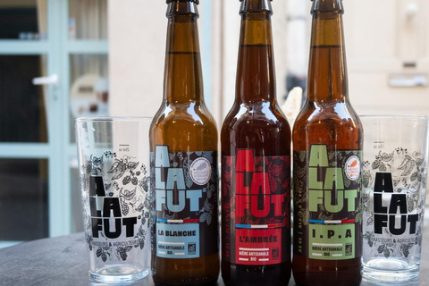 Lou Bar: Tasting of 3 local beers & 3 French cheeses