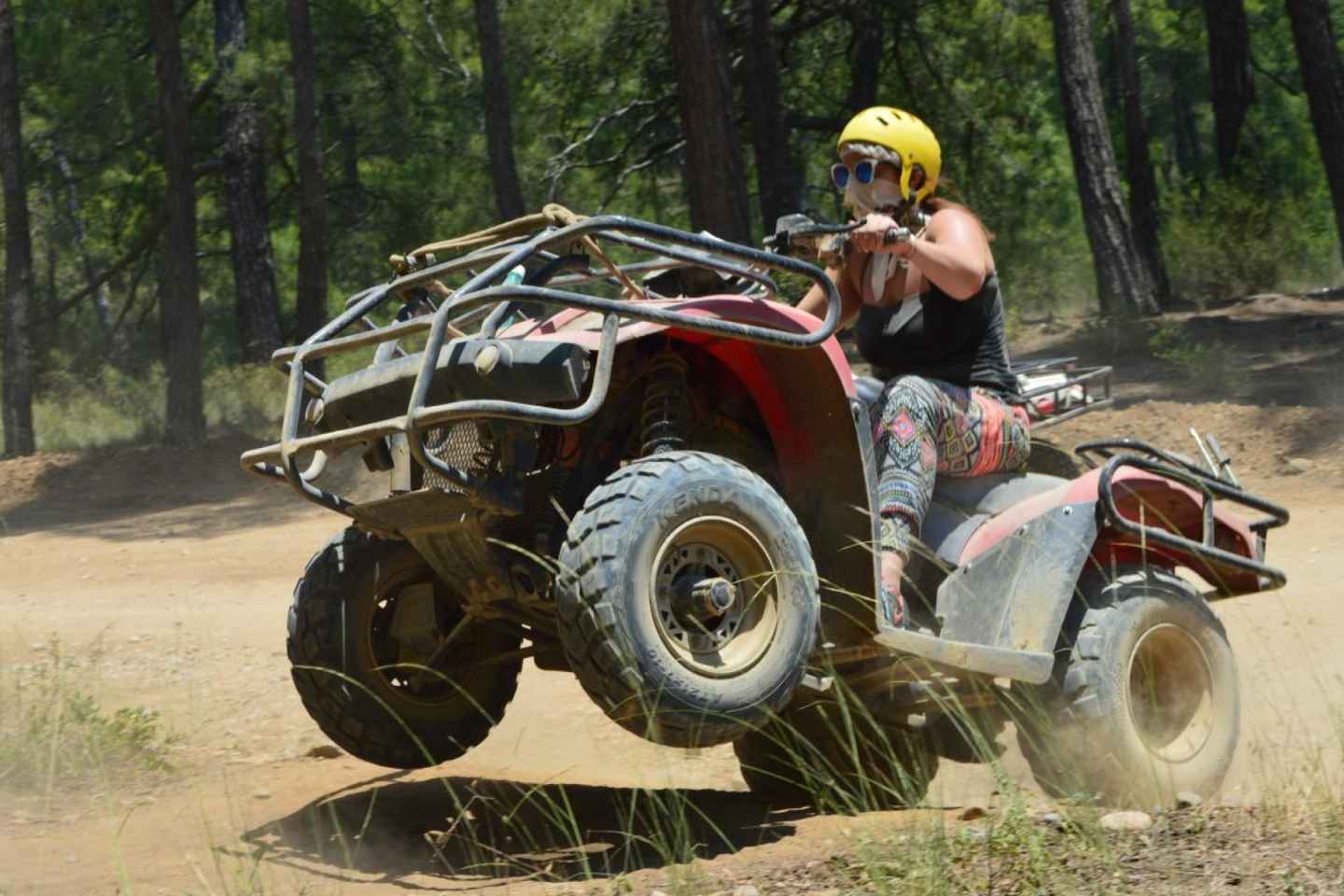 Alanya: Forest Quad-Bike Excursion with Hotel Pickup