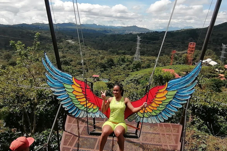 Ruta de Flores: Bike Zipline, Cafe Albania Rainbow Slide