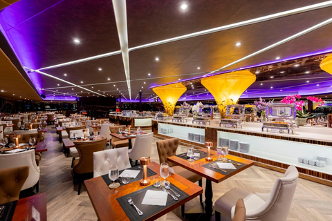 Bangkok: Cena Crucero Buffet Opulencia con Espectáculo de Danza