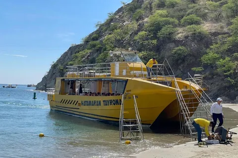 SANTA MARTA: VISITA À BAÍA DO AQUÁRIO E PASSEIO DE BARCO KATAMARAN