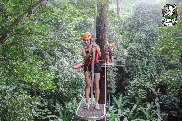 Chiang Mai: Jungle Zipline and White Water Rafting Tour