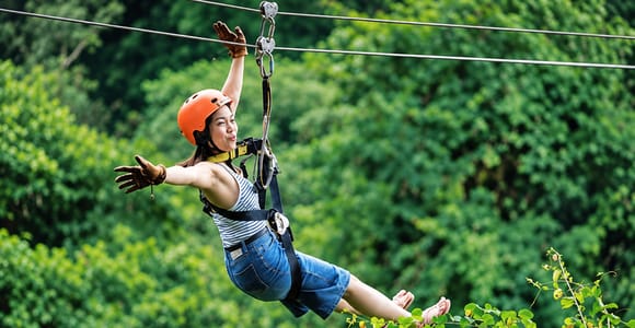Koh Samui: Zipline with Drink & Return Transfer from 5 Areas