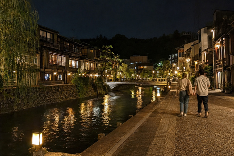 Kanazawa: Nishi Chaya & Riverside Night Photo Walk