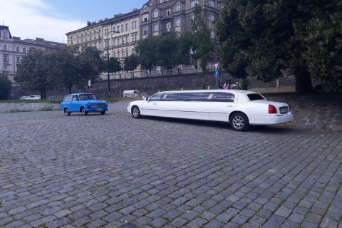Praga: Traslado privado de la ciudad en autobús de fiesta con bebidasRecogida en el hotel