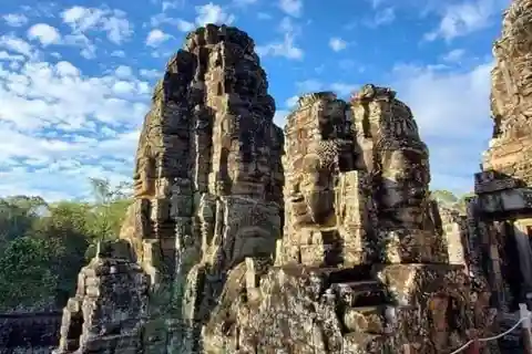 Passeio de bicicleta em Angkor