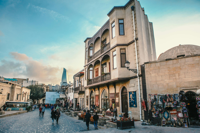 Baku: Old City Walking Tour with Vintage Photos
