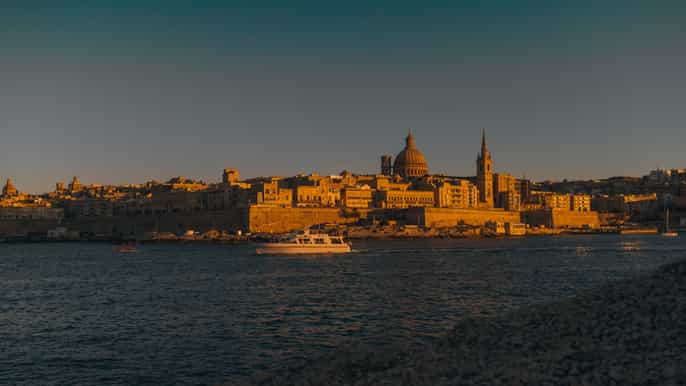 Malta: Aperol Spritz Sunset Cruise with DJ and Swimming