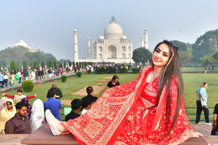 Beyond the Taj: Sunrise, Hidden Agra Walk & Rooftop B’fast Private Tour with Car, Driver, Tour Guide & Entry Tickets