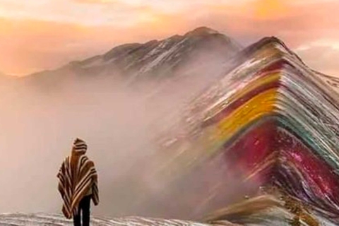 Depuis Cuzco : Aventure dans la montagne de l'arc-en-ciel (visite privée)