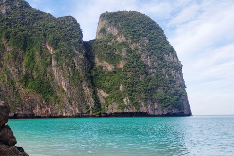 Phi Phi : bateau à queue longue des 7 îles avec coucher de soleil et plancton