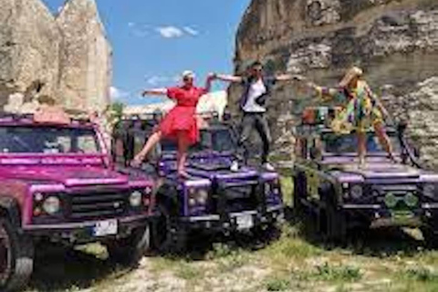 Kappadokien: Jeep Safari Tour med soluppgång eller solnedgång alternativ