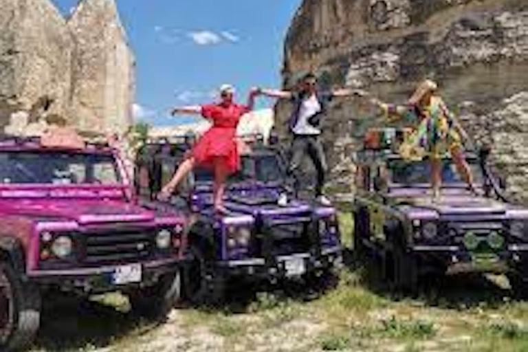 Kappadokien: Jeep Safari Tour med soluppgång eller solnedgång alternativ
