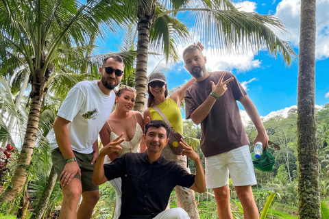 Ubud: Private Half-Day Tour Rice Terrace, Temple & Waterfall Private Half-Day Tour (With Entrance Tickets)