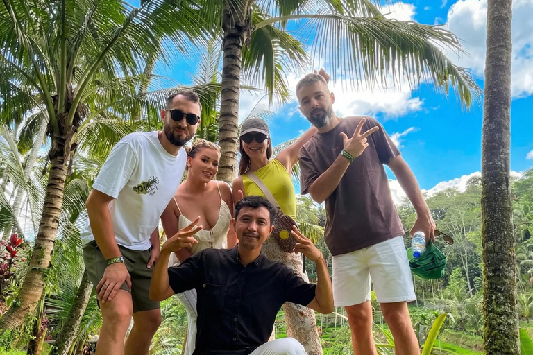 Ubud: Private Half-Day Tour Rice Terrace, Temple & Waterfall Private Half-Day Tour (With Entrance Tickets)