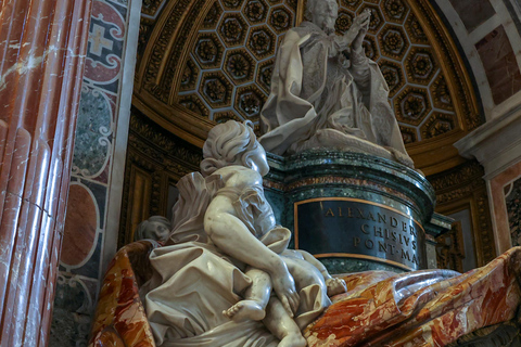 Rome: St. Peter’s Basilica & Underground Tombs Tour Group Tour in French