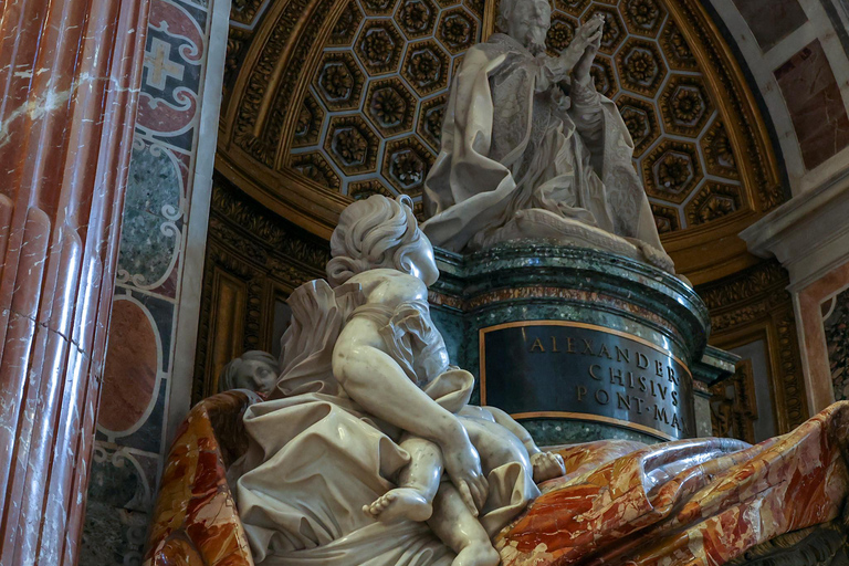Rome: St. Peter’s Basilica & Underground Tombs Tour Group Tour in French