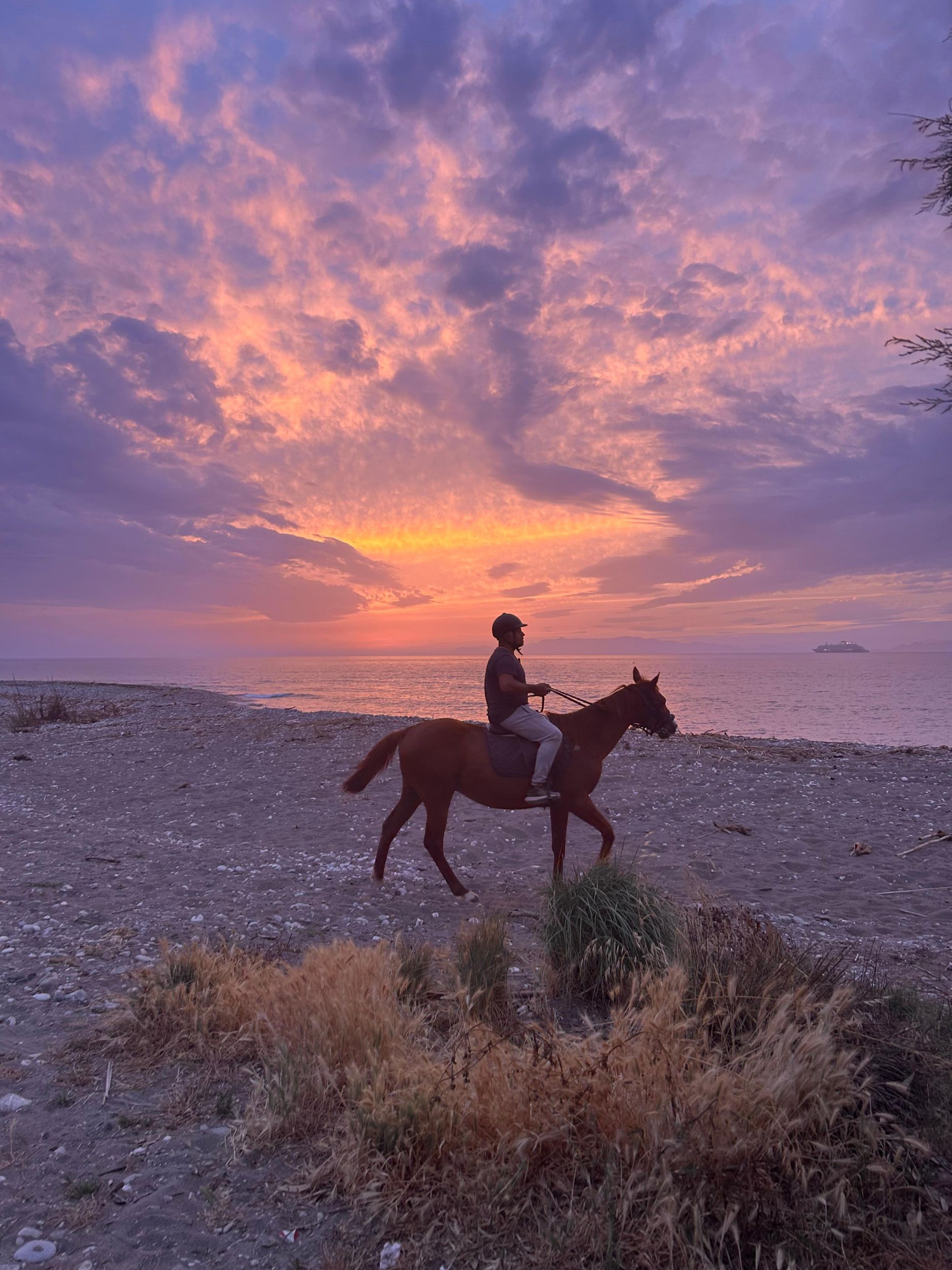 Kremasti: Ausritt in den Sonnenuntergang am Strand von Kremasti