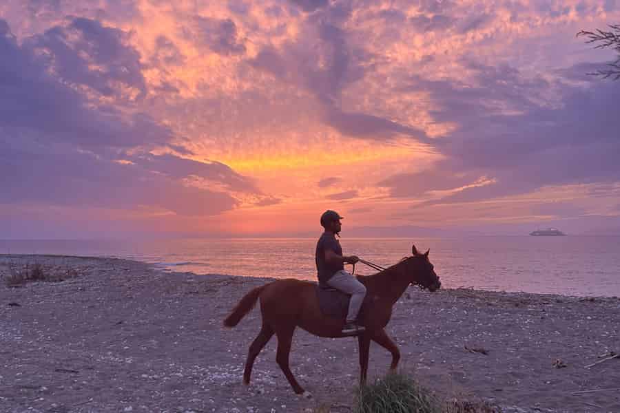 Kremasti: Ausritt in den Sonnenuntergang am Strand von Kremasti. Foto: GetYourGuide Kremasti: Ausritt in den Sonnenuntergang am Strand von Kremasti. Foto: GetYourGuide