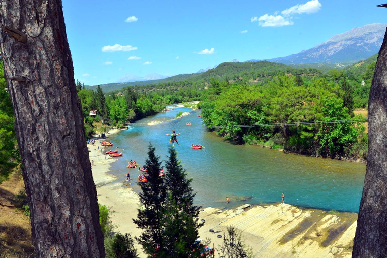 Alanya: Rafting, Buggy Ride and Zipline Combined Tour Rafting, Buggy Riding, Zipline Combo Tour With Transfer
