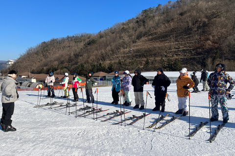 Seoul: Elysian Ski Resort One Day TourDeparting from Hongik Univ. Station Exit 8.