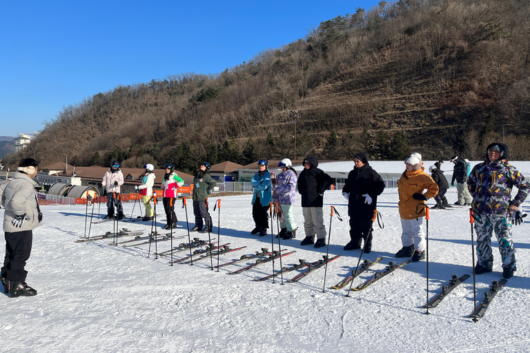 Seoul: Elysian Ski Resort One Day Tour Departing from Hongik Univ. Station Exit 8 - Sled