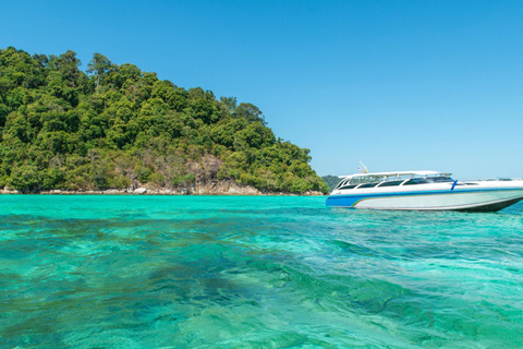 Krabi: Schnellboot-Tour zu Hong Island &amp; 4 Inseln mit Schnorcheln