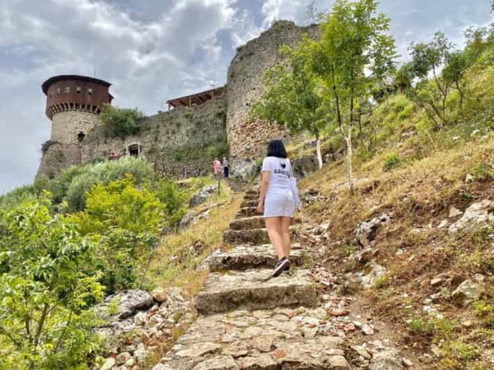 From Tirana: Hiking to Pellumbas cave and Petrela Castle