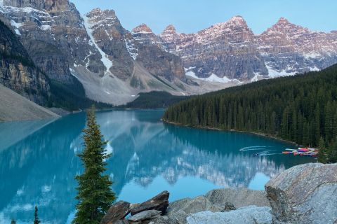 From Banff/Canmore: Moraine Lake & Lake Louise Experience
