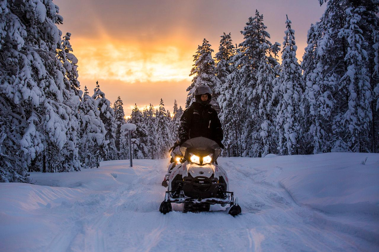 Rovaniemi: Snowmobile Safari Longer Trails Snowmobile Safari from Rovaniemi Center
