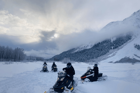 Snowmobile Access Ice Climbing Adventure from Seward