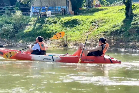 Vangrong Kayaking + Hot Air Balloon Experience