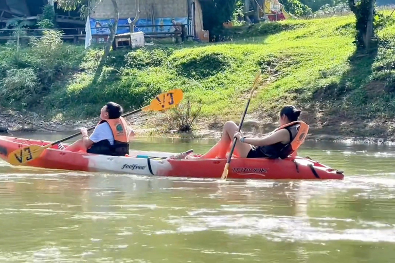 Vangrong Kayaking + Hot Air Balloon Experience