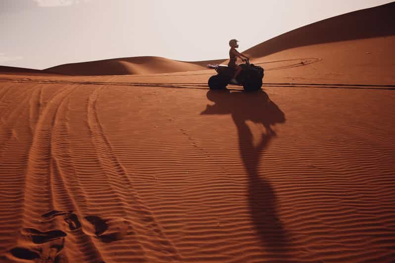 Nuit en camp du désert au départ de Merzouga avec chameau et quad. - quad
